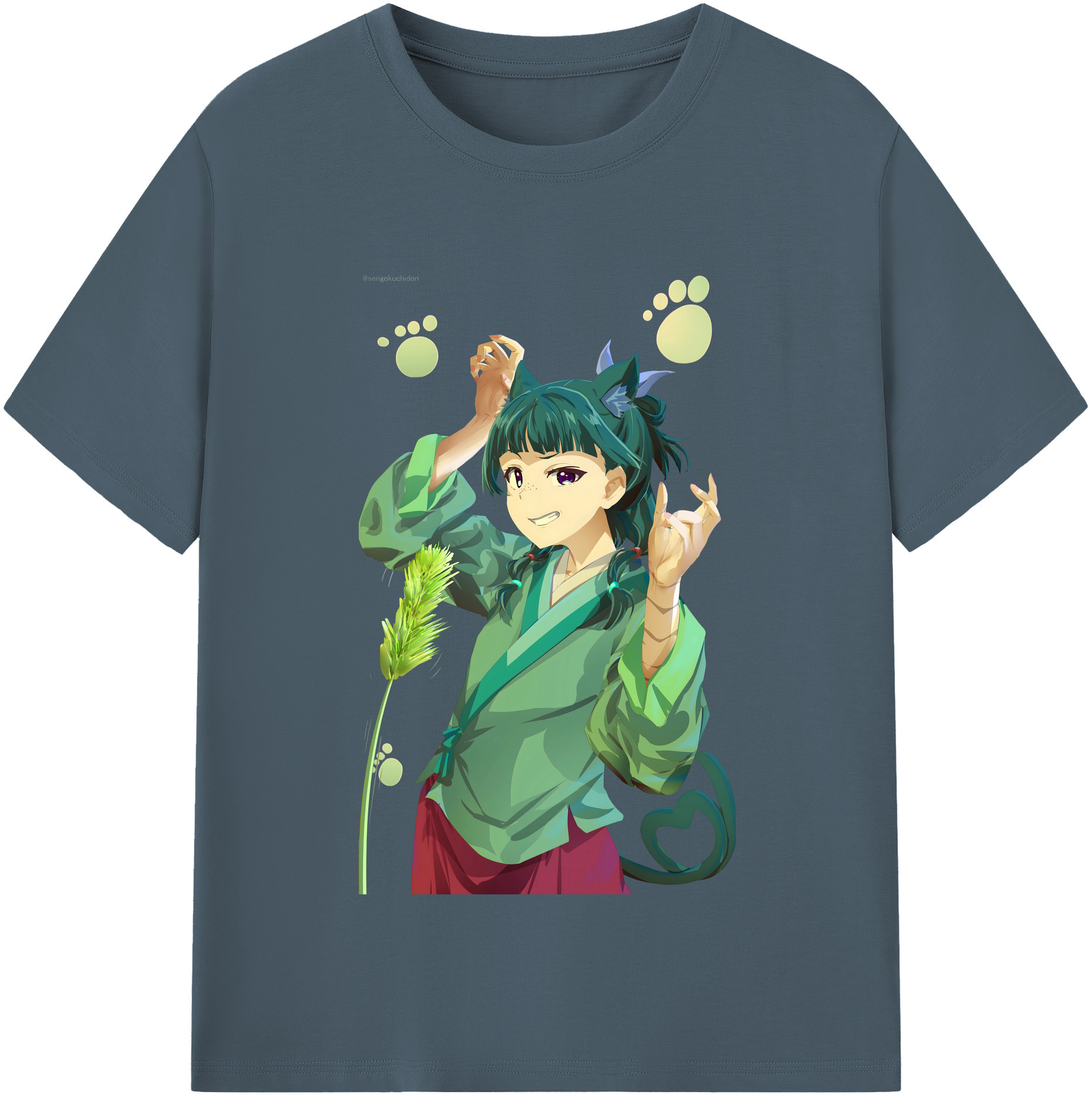 （画像用） 薬屋のひとりごと The Apothecary Diaries 綿100％半袖Tシャツ（フロントプリント）